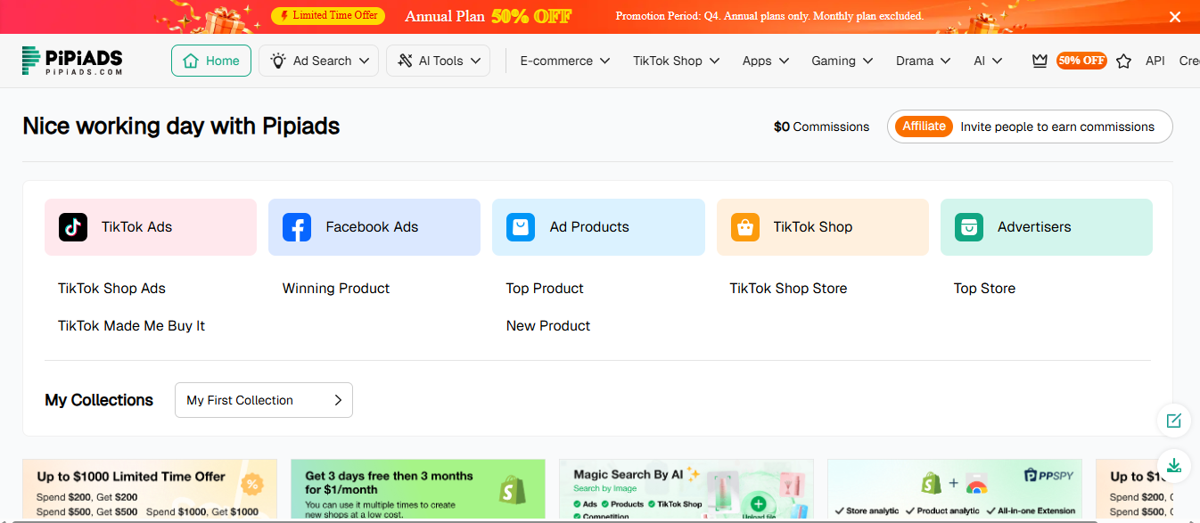 pipiads-dashboard-dropshipping-tool pipiads dashboard dropshipping tool