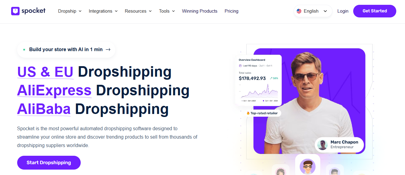 spocket-dashboard-dropshipping-tool spocket dashboard dropshipping tool