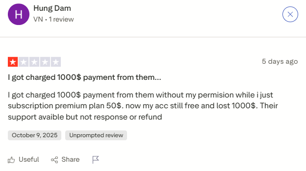 minea-trustpilot-negative-user-review minea trustpilot negative user review