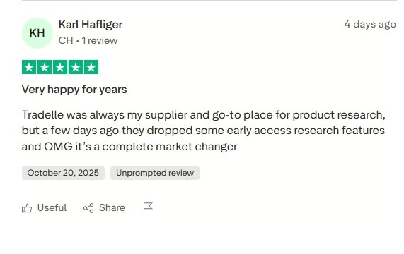 tradelle trustpilot positive user review